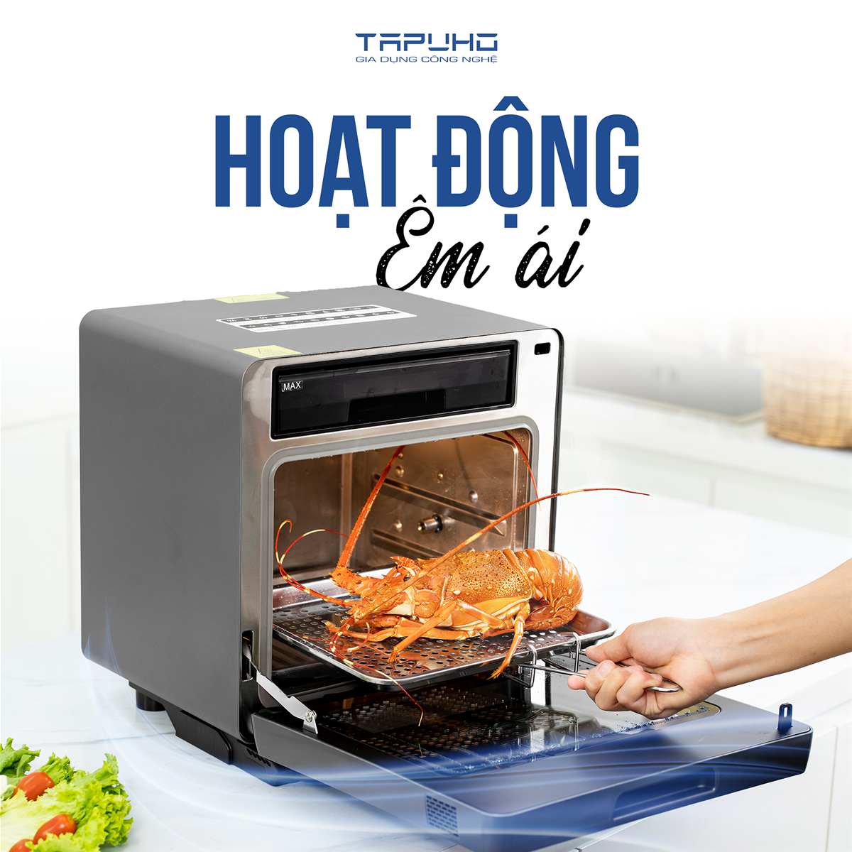 cách sử dụng nồi chiên hơi nước Tapuho